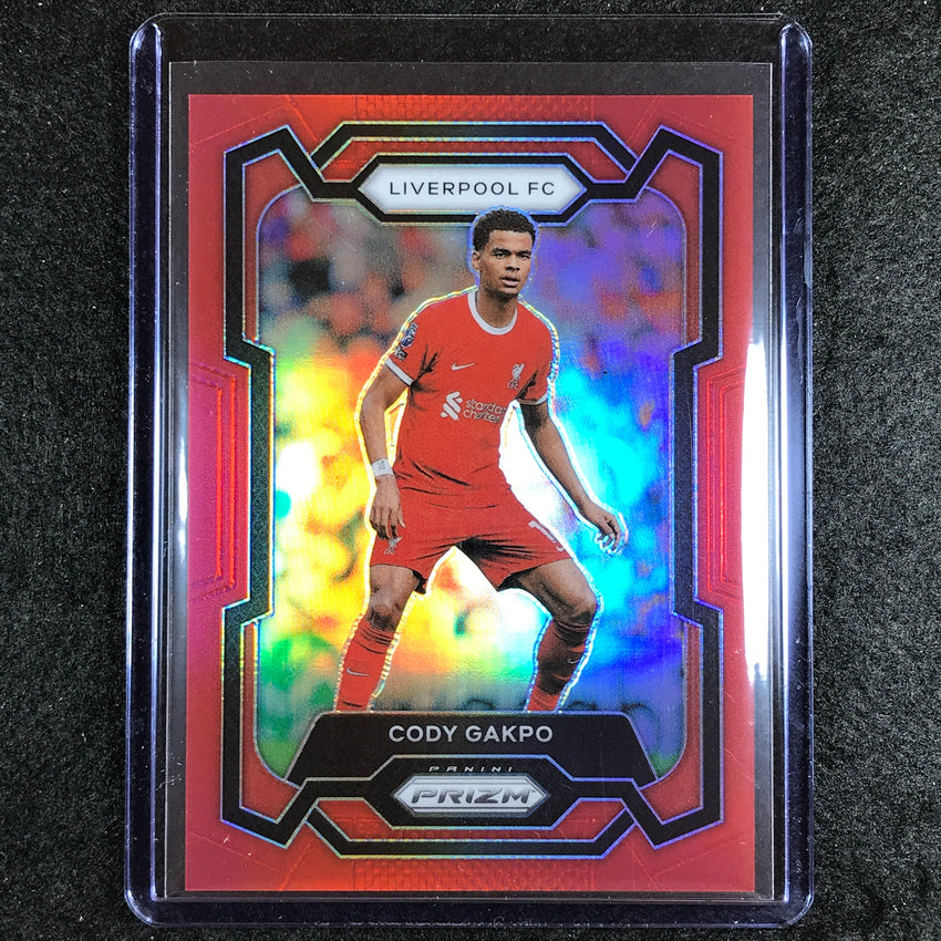 2023-24 Prizm Epl Cody Gakpo Base Red 44/199 No 77