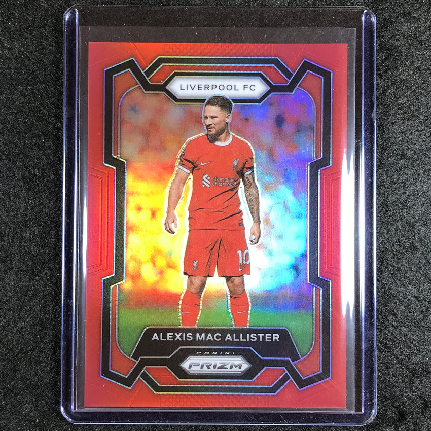 2023-24 Prizm Epl Alexis Mac Allister Base Red 96/199 No 87
