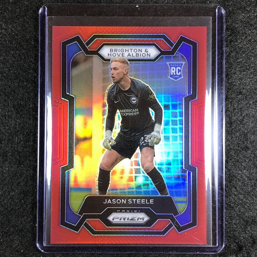 2023-24 Prizm Epl Jason Steele Rookie Base Red 147/199 #91