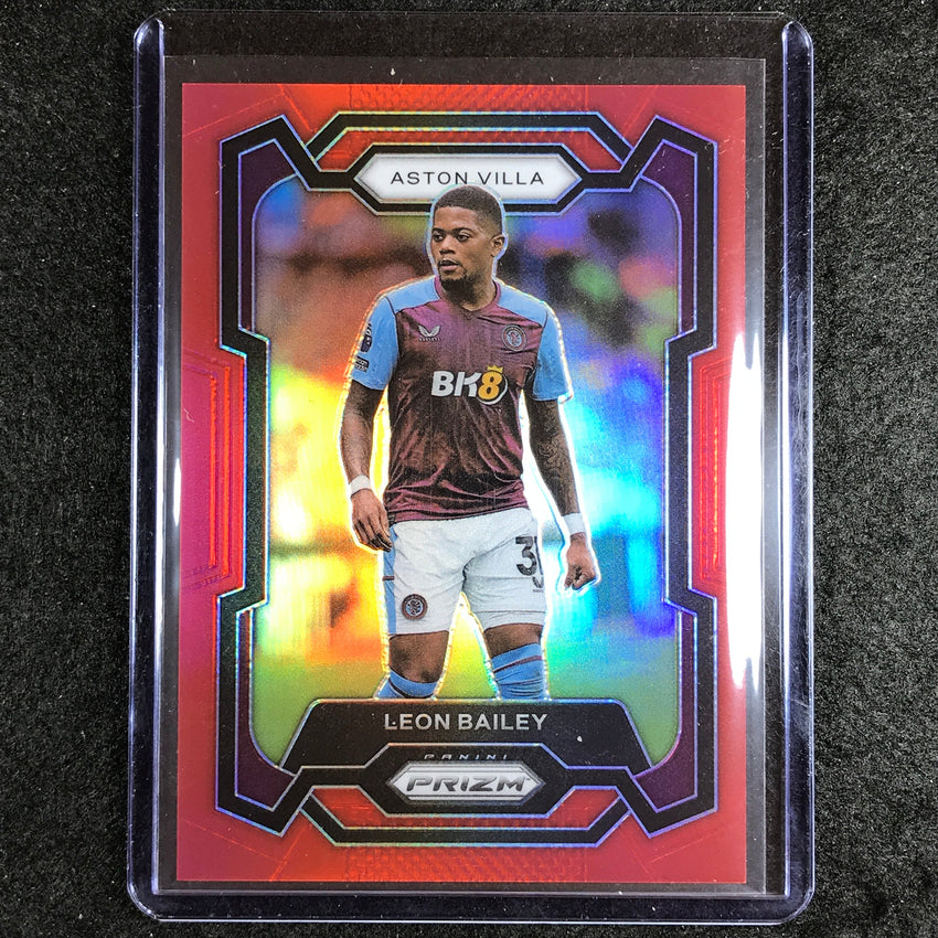 2023-24 Prizm Epl Leon Bailey Base Red 149/199 #110