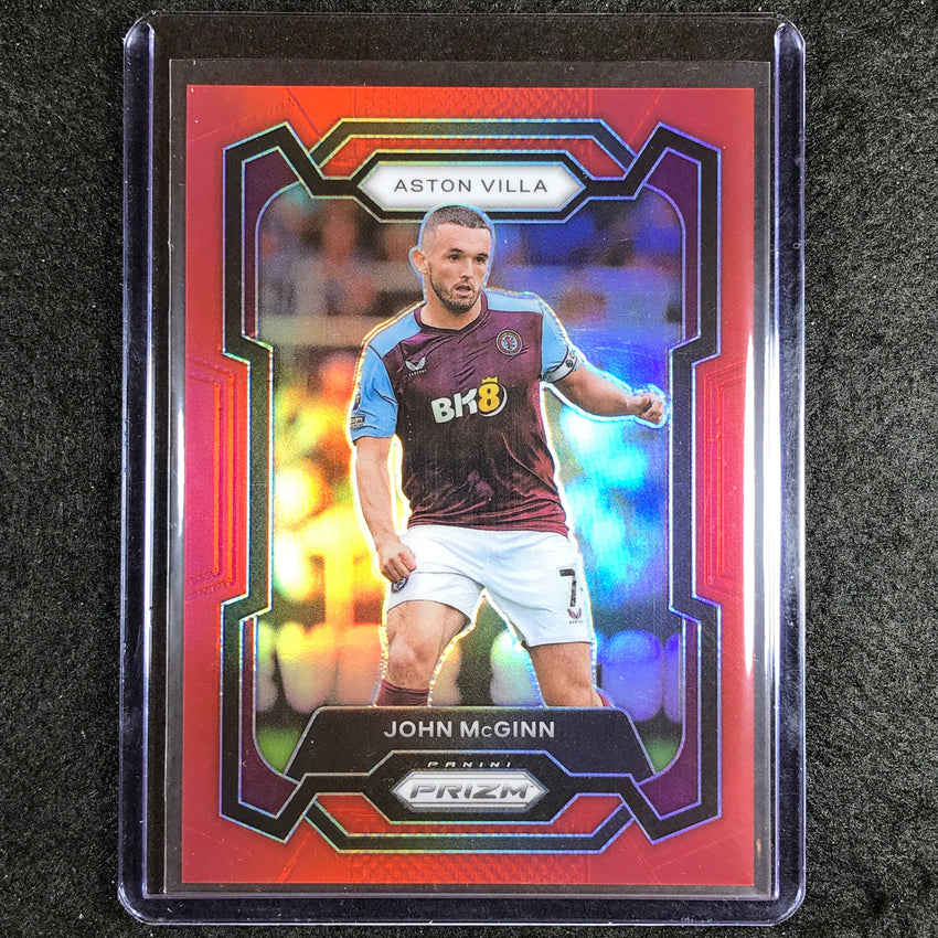 2023-24 Prizm Epl John Mcginn Base Red 65/199 #114