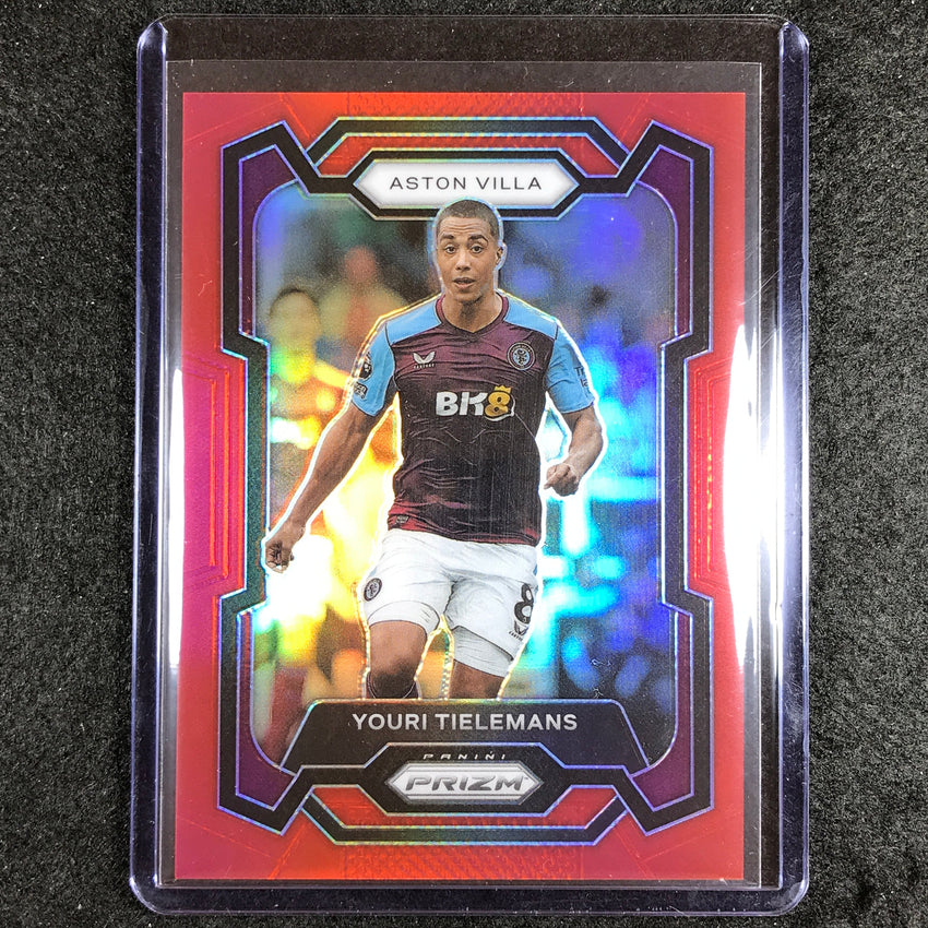 2023-24 Prizm Epl Youri Tielemans Base Red 2/199 #118