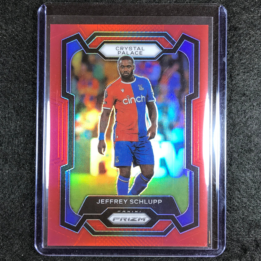 2023-24 Prizm Epl Jeffrey Schlupp Base Red 29/199 #176