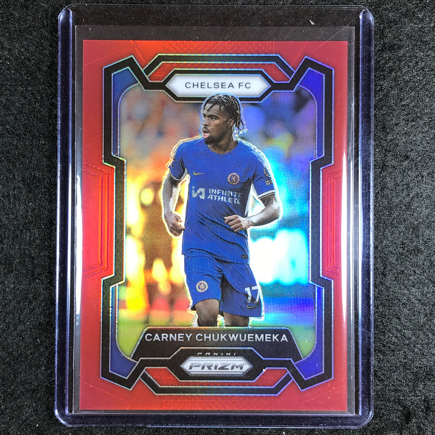 2023-24 Prizm Epl Carney Chukwuemeka Base Red 77/199 #187