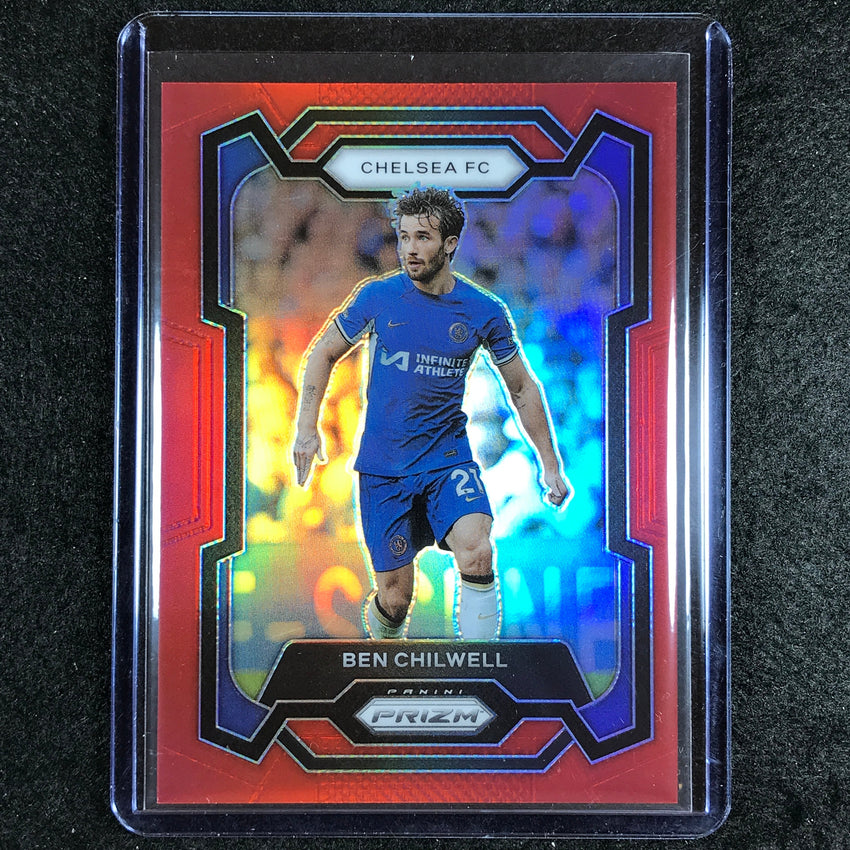 2023-24 Prizm Epl Ben Chilwell Base Red 21/199 #188