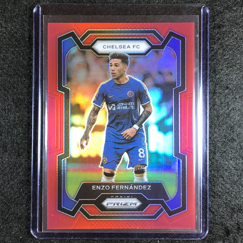 2023-24 Prizm Epl Enzo Fernandez Base Red 176/199 #197