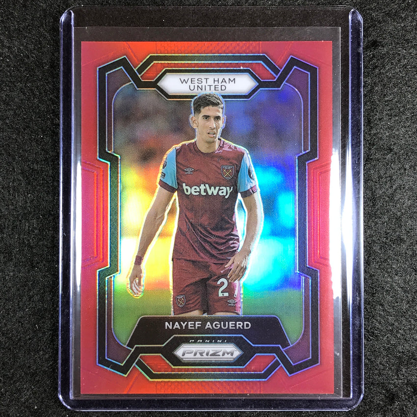 2023-24 Prizm Epl Nayef Aguerd Base Red 107/199 #218