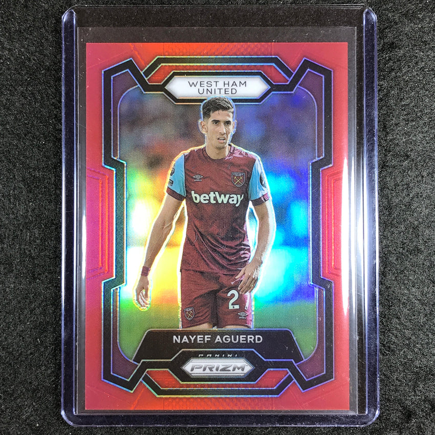 2023-24 Prizm Epl Nayef Aguerd Base Red 143/199 #218