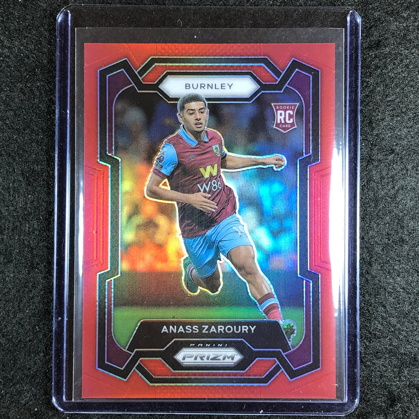2023-24 Prizm Epl Anass Zaroury Rookie Base Red 129/199 #273
