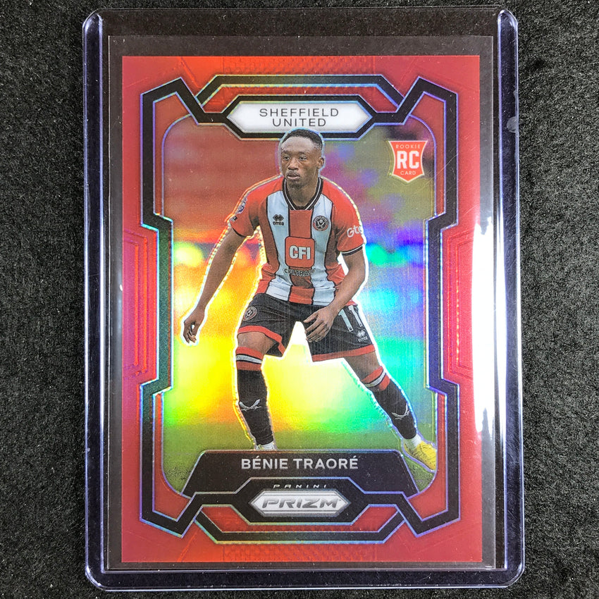 2023-24 Prizm Epl Benie Traore Rookie Base Red 128/199 #282