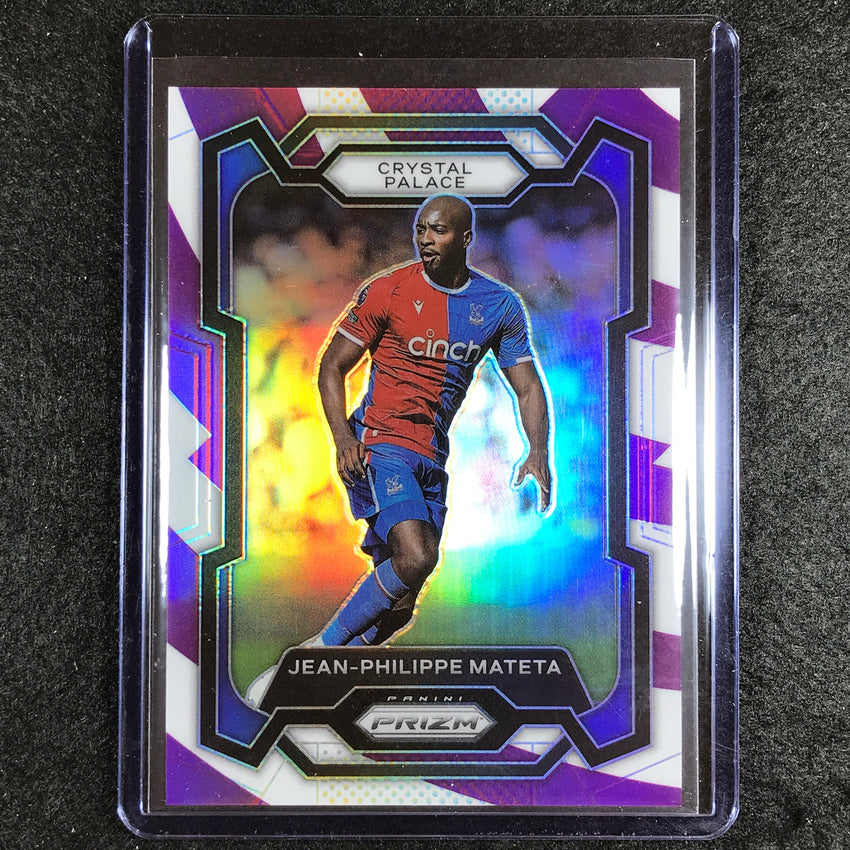 2023-24 Prizm Epl Jean-philippe Mateta Base Purple And White Stripes 13/92 #171