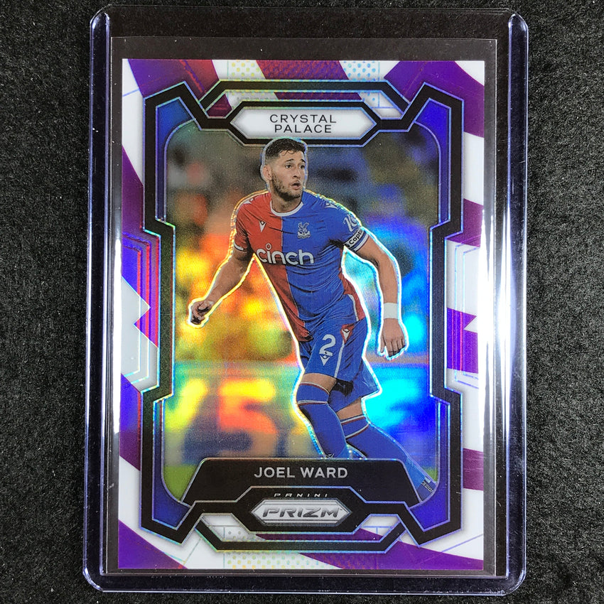 2023-24 Prizm Epl Joel Ward Base Purple And White Stripes 88/92 #174