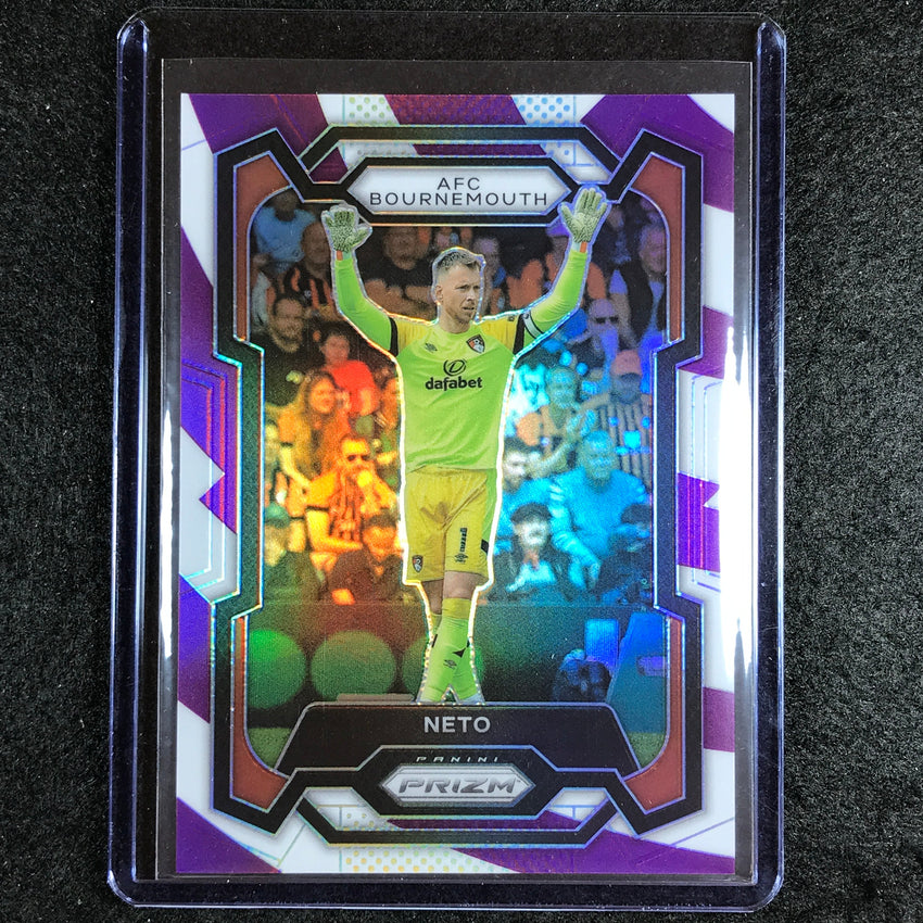 2023-24 Prizm Epl Neto Base Purple And White Stripes 62/92 #228