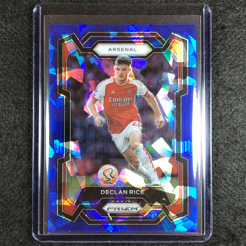2023-24 Prizm Epl Declan Rice Base Blue Ice 69/75 No 23