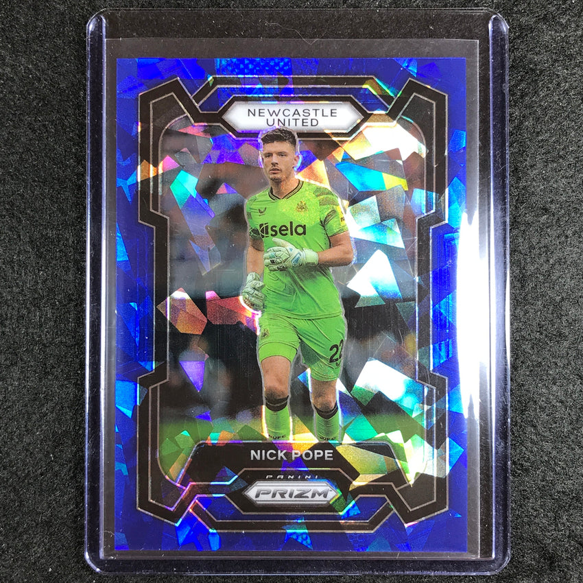 2023-24 Prizm Epl Nick Pope Base Blue Ice 27/75 No 55