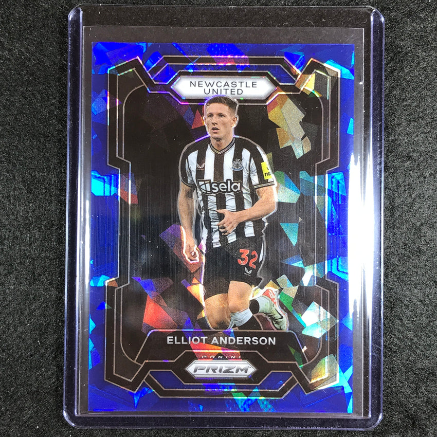 2023-24 Prizm Epl Elliot Anderson Base Blue Ice 62/75 #71