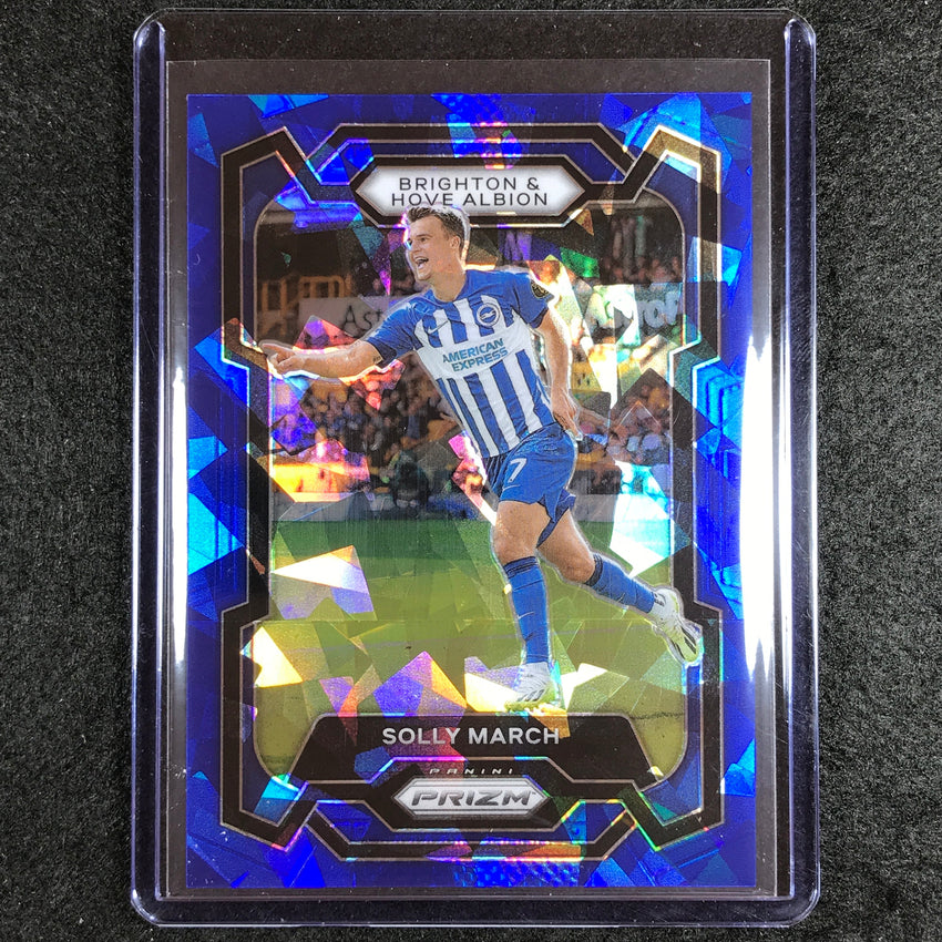 2023-24 Prizm Epl Solly March Base Blue Ice 55/75 #95