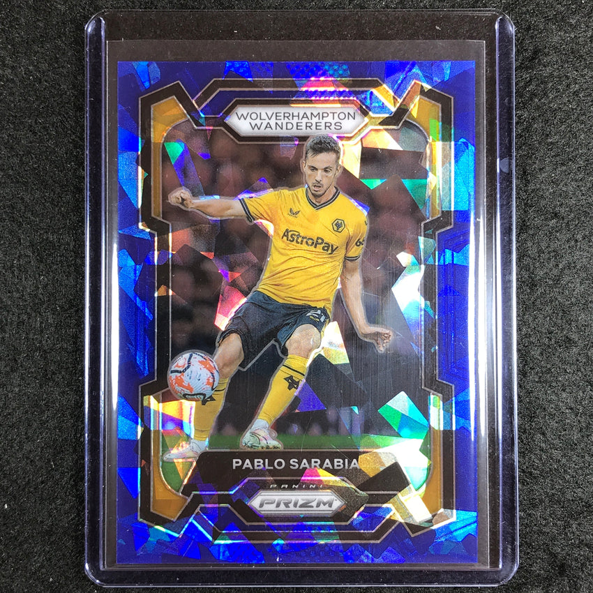 2023-24 Prizm Epl Pablo Sarabia Base Blue Ice 56/75 #212