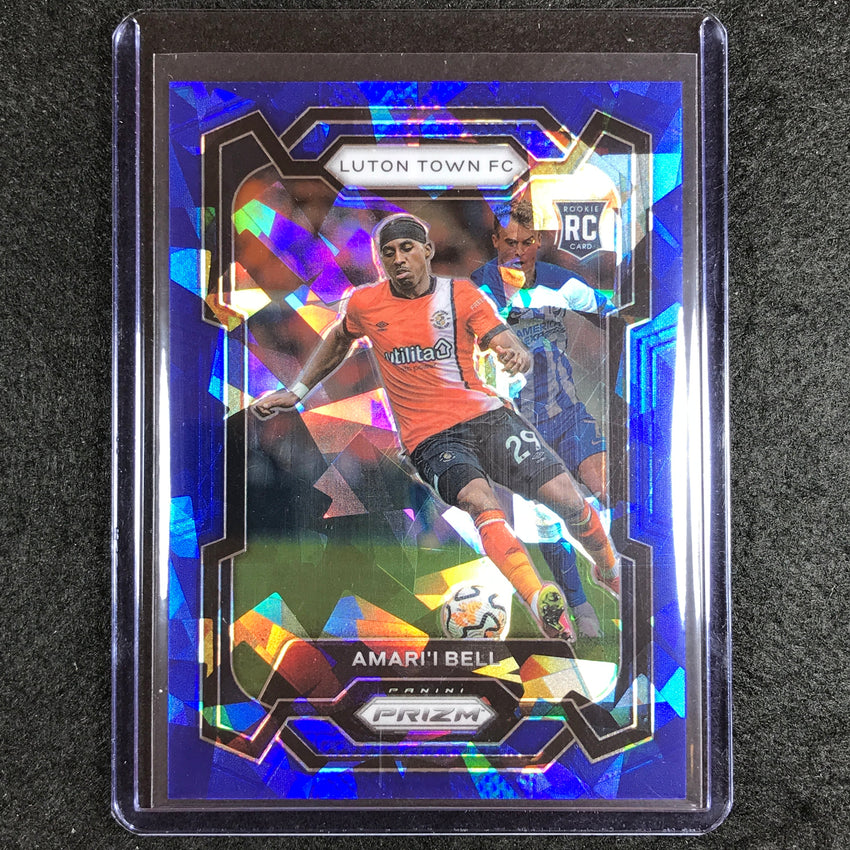 2023-24 Prizm Epl Amarii Bell Rookie Base Blue Ice 63/75 No 292