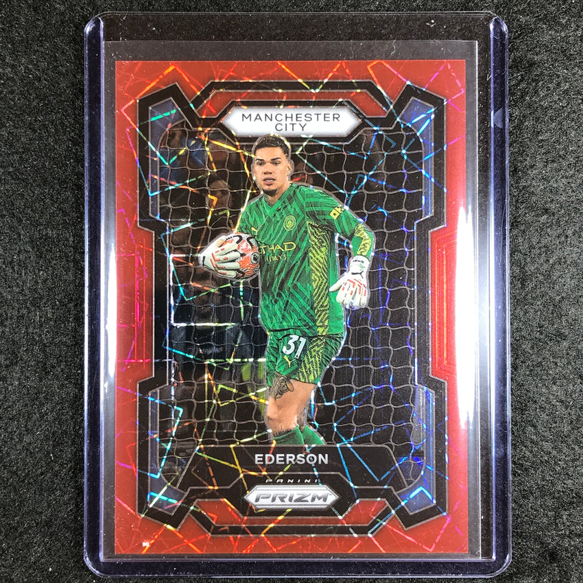 2023-24 Prizm Epl Ederson Base Red Lazer 44/49 No 6