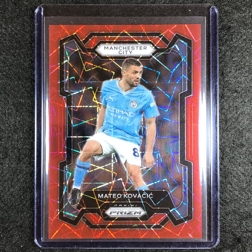 2023-24 Prizm Epl Mateo Kovacic Base Red Lazer 41/49 No 13