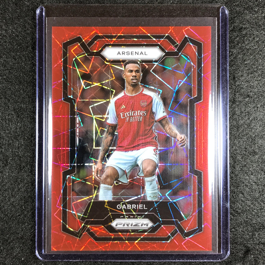 2023-24 Prizm Epl Gabriel Base Red Lazer 30/49 No 22