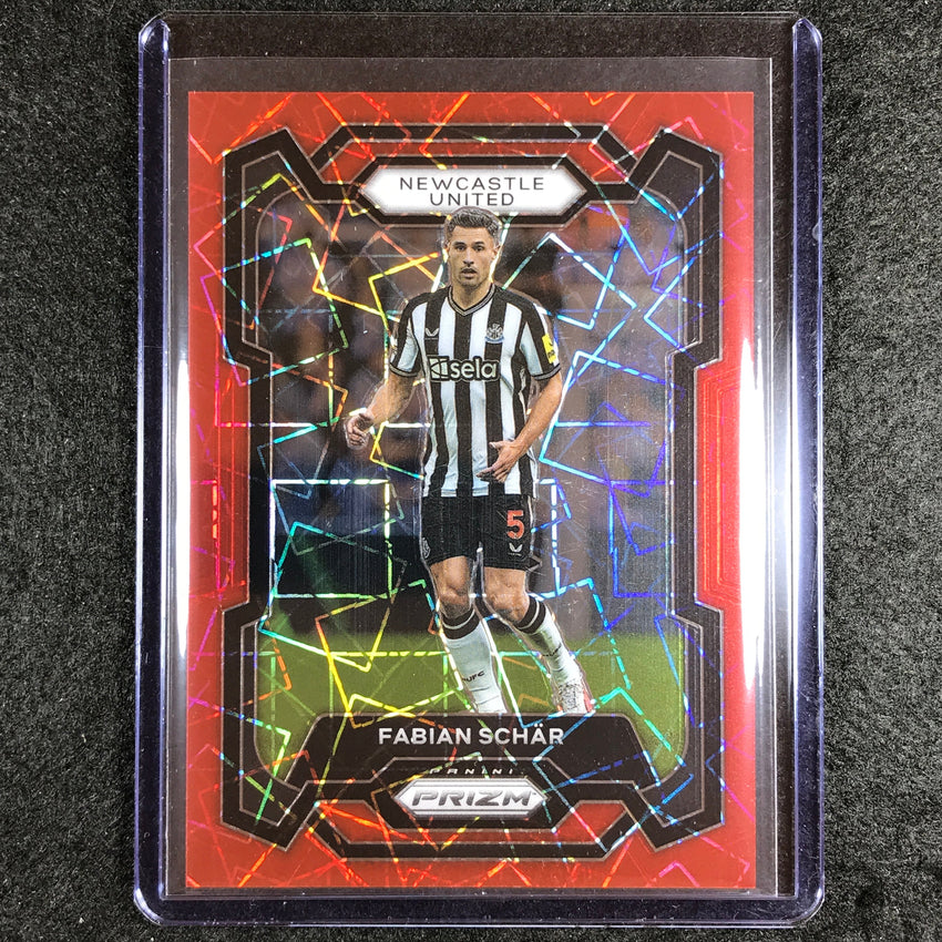 2023-24 Prizm Epl Fabian Schar Base Red Lazer 8/49 #57