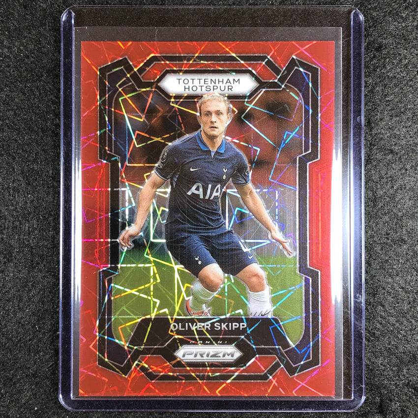 2023-24 Prizm Epl Oliver Skipp Base Red Lazer 34/49 #121