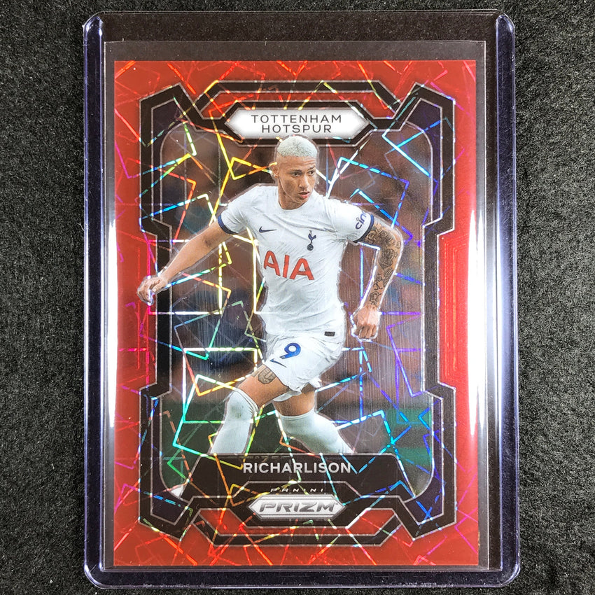 2023-24 Prizm Epl Richarlison Base Red Lazer 44/49 No 129