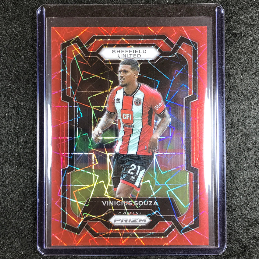 2023-24 Prizm Epl Vinicius Souza Base Red Lazer 7/49 #288