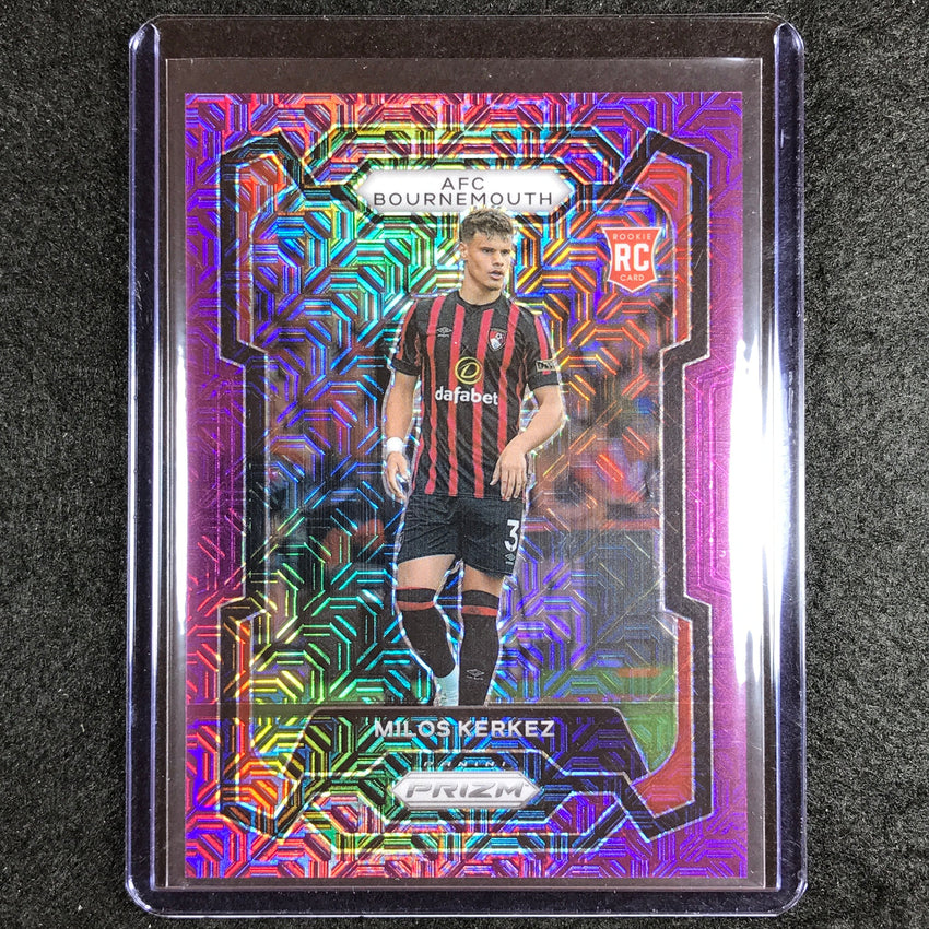 2023-24 Prizm Epl Milos Kerkez Rookie Base Purple Mojo 25/25 No 239