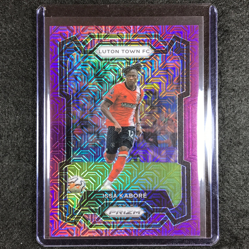 2023-24 Prizm Epl Issa Kabore Base Purple Mojo 9/25 No 295