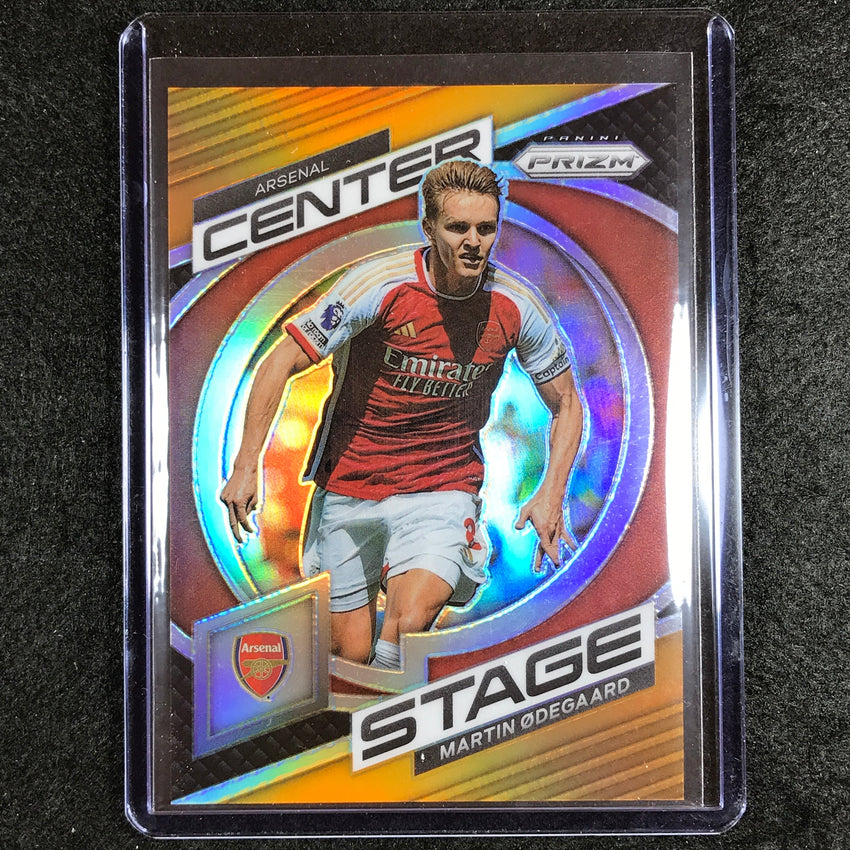 2023-24 Prizm Epl Martin Odegaard Center Stage Orange 7/25