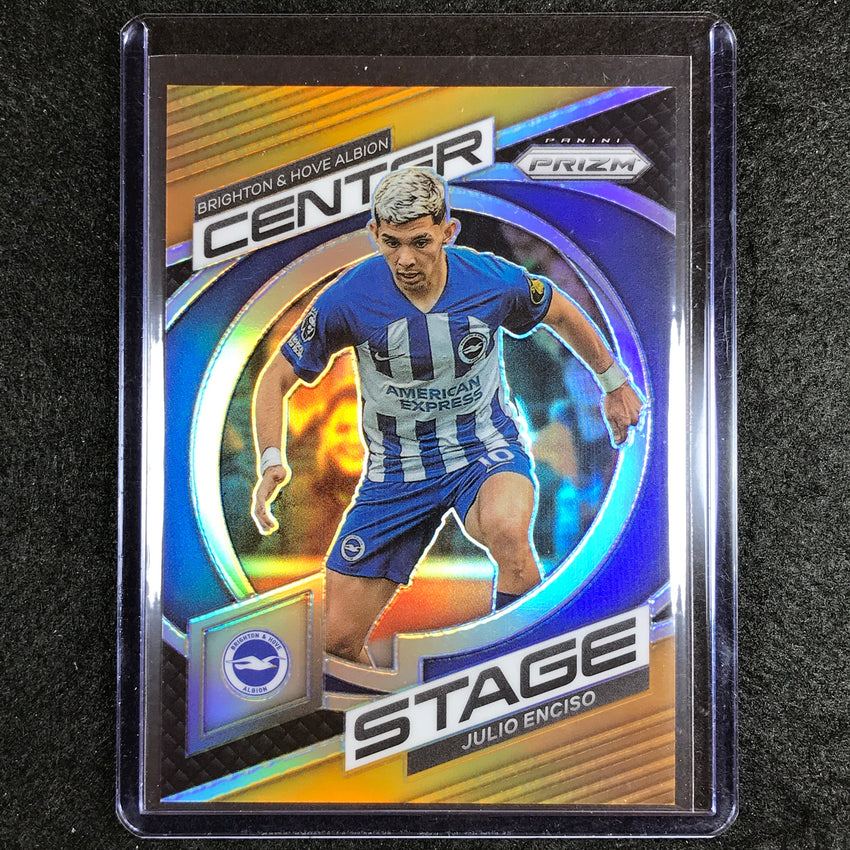 2023-24 Prizm Epl Julio Enciso Center Stage Orange 6/25