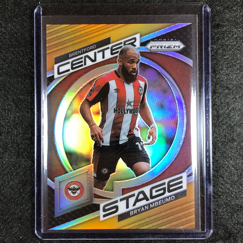 2023-24 Prizm Epl Bryan Mbeumo Center Stage Orange 13/25
