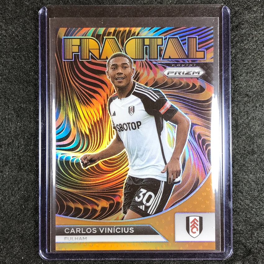 2023-24 Prizm Epl Carlos Vinicius Fractal Orange 15/25