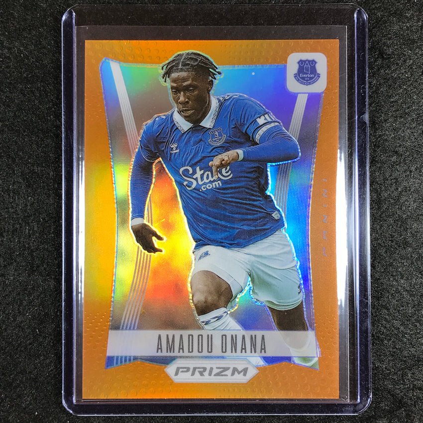 2023-24 Prizm Epl Amadou Onana Prizm Flashback 2012 Orange 16/25