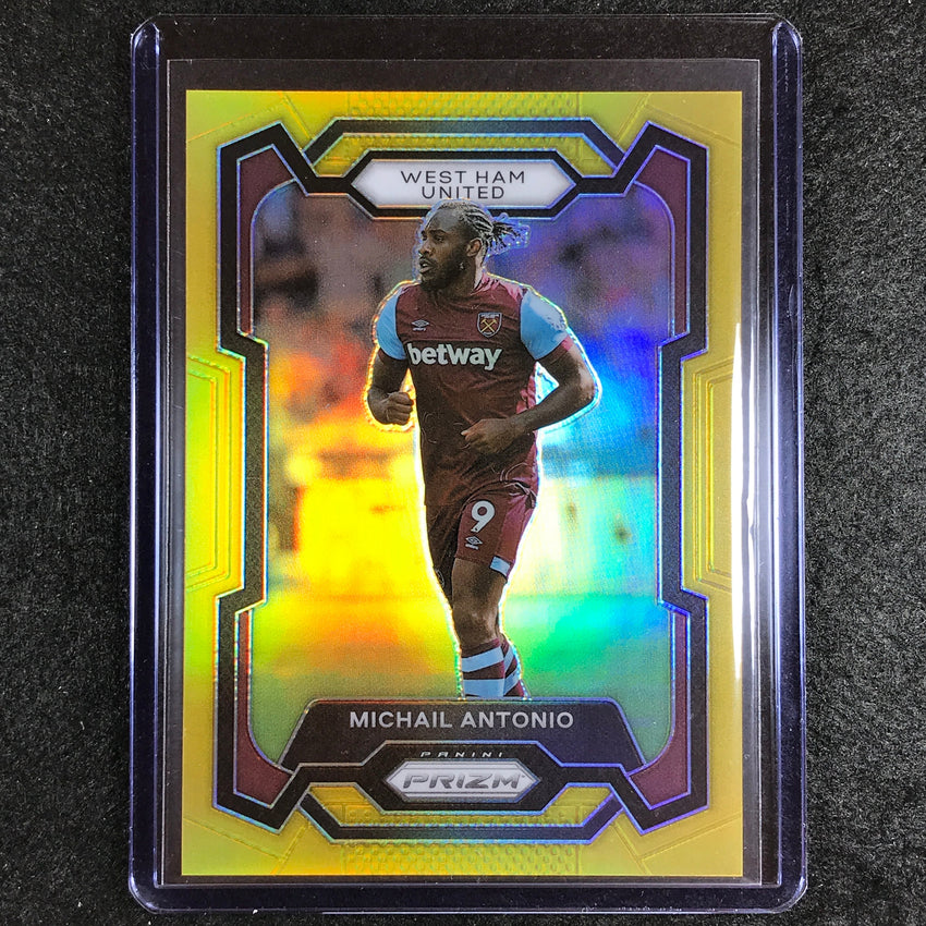 2023-24 Prizm Epl Michail Antonio Base Gold 10/10