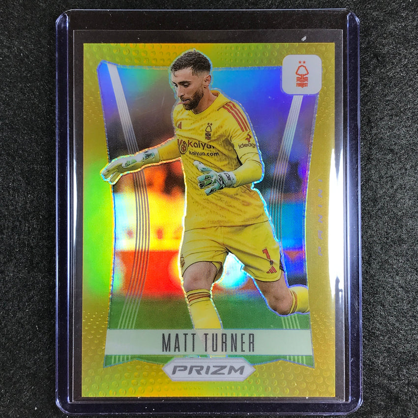 2023-24 Prizm Epl Matt Turner Prizm Flashback 2012 Gold 2/10