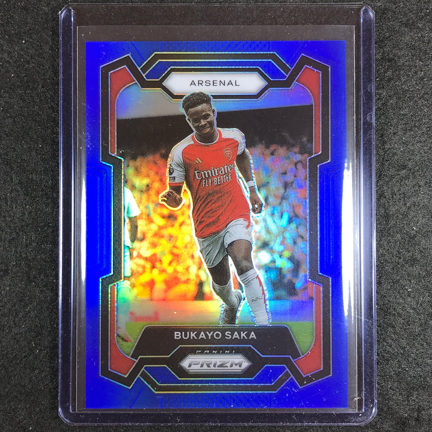 2023-24 Prizm Epl Bukayo Saka Base Blue 292/299 No 27