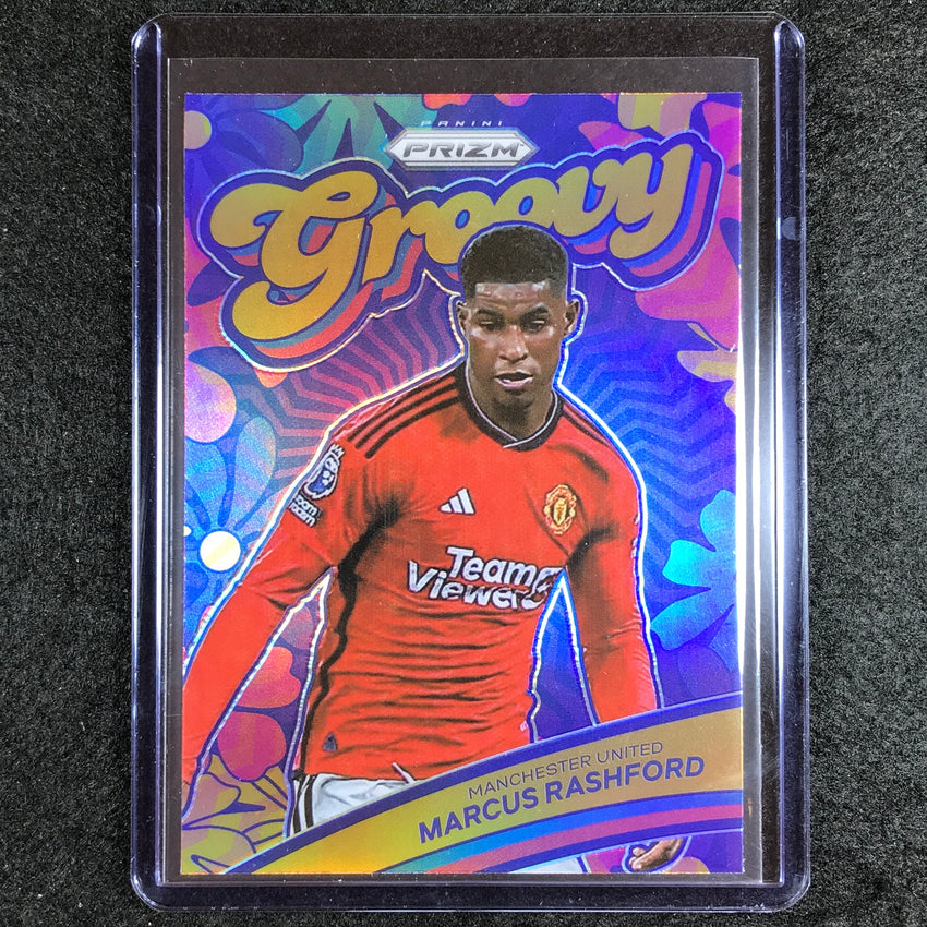 2023-24 Prizm Epl Marcus Rashford Groovy Ssp #8