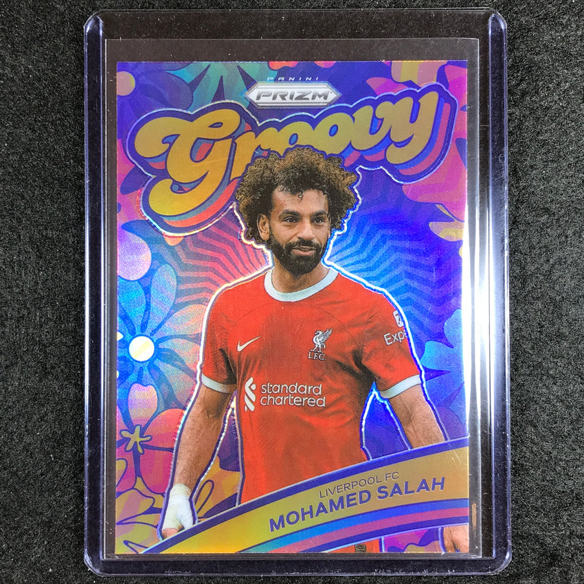 2023-24 Prizm Epl Mohamed Salah Groovy Ssp No 10
