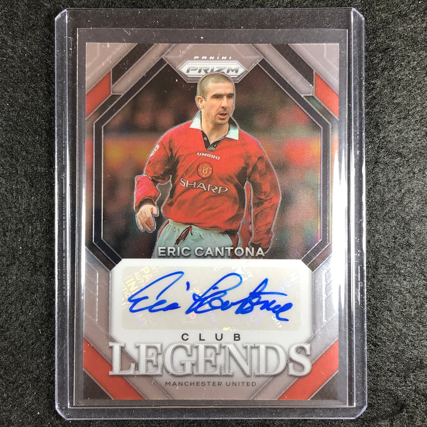 2023-24 Prizm Epl Eric Cantona Club Legends Auto No Ec