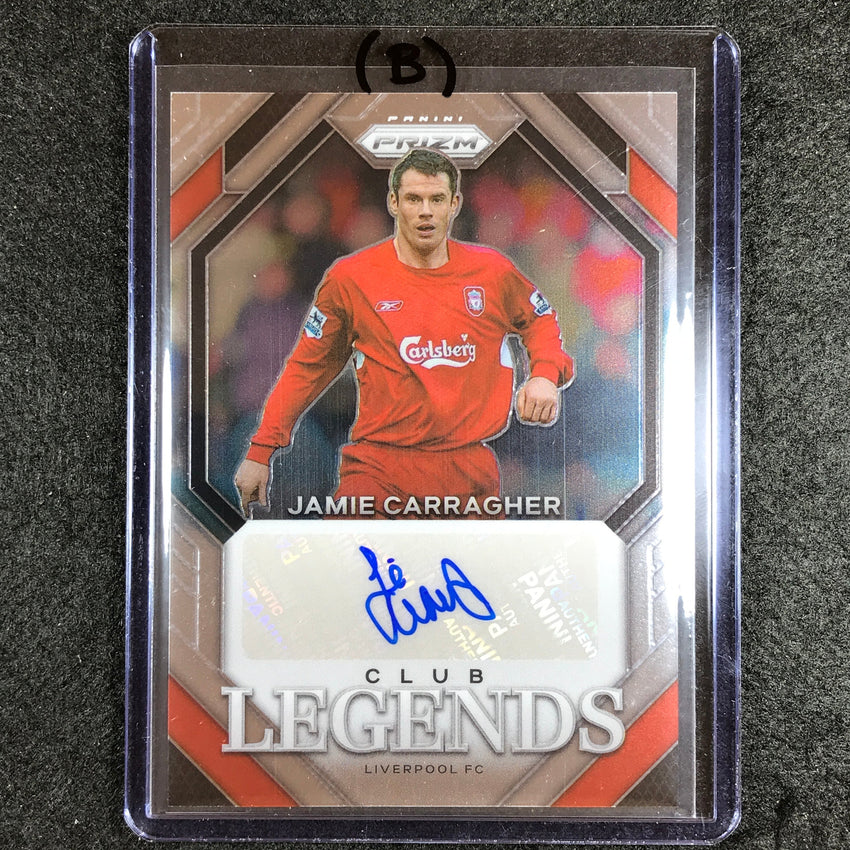 2023-24 Prizm Epl Jamie Carragher Club Legends Auto No Jc B