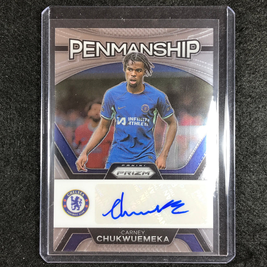 2023-24 Prizm Epl Carney Chukwuemeka Penmanship Auto No Cc