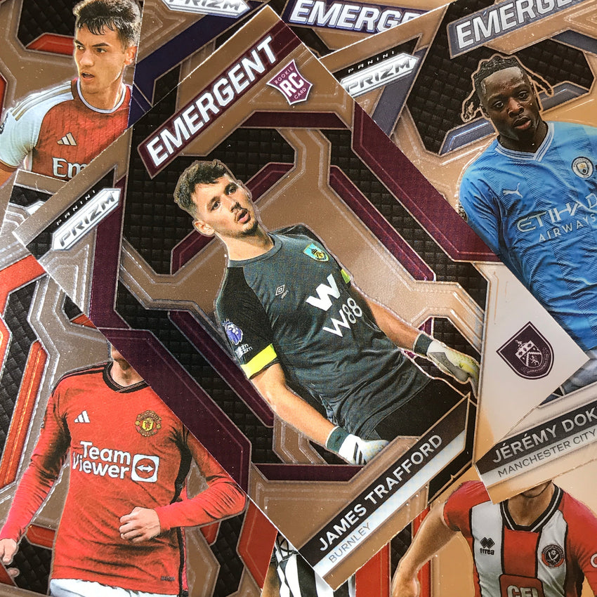 2023-24 Prizm Epl Jeremy Doku Emergent Base No 2
