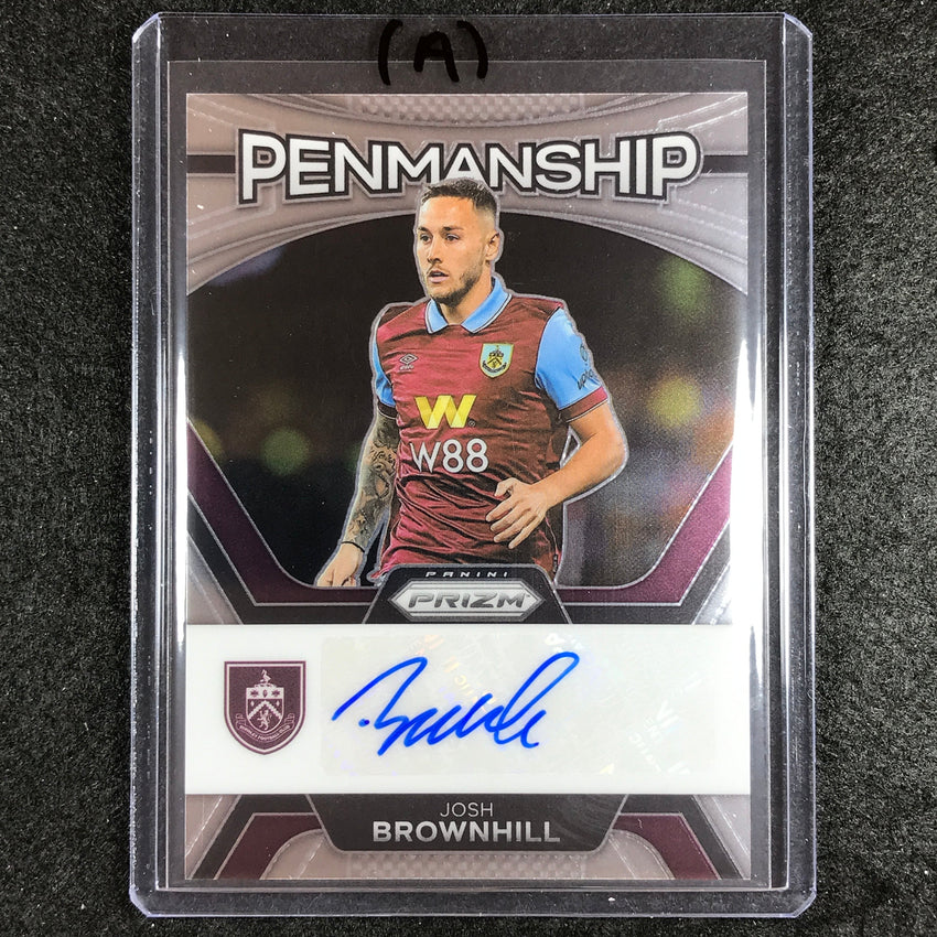 2023-24 Prizm EPL JOSH BROWNHILL Penmanship Auto #JB (A)