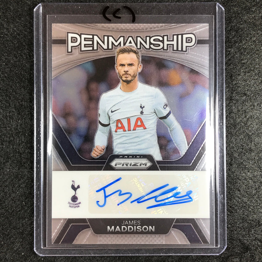 2023-24 Prizm Epl James Maddison Penmanship Auto No Jm C