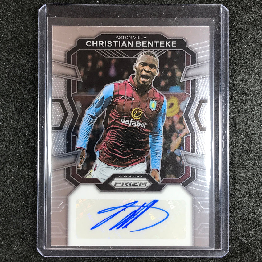 2023-24 Prizm Epl Christian Benteke Signatures Auto #Cb