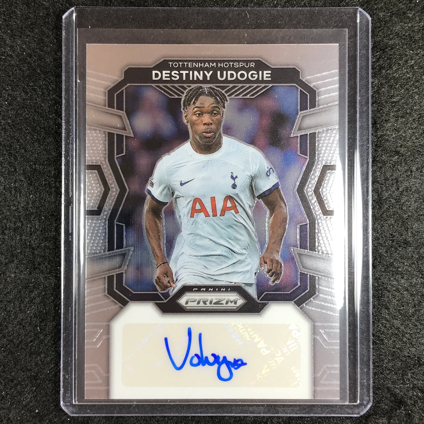 2023-24 Prizm Epl Destiny Udogie Signatures Auto No Du